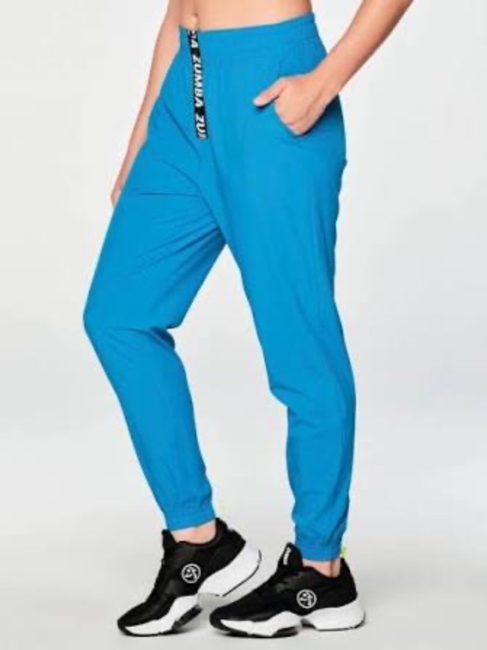 Zumba Fired Up Zip Front Track Pants - Size Small